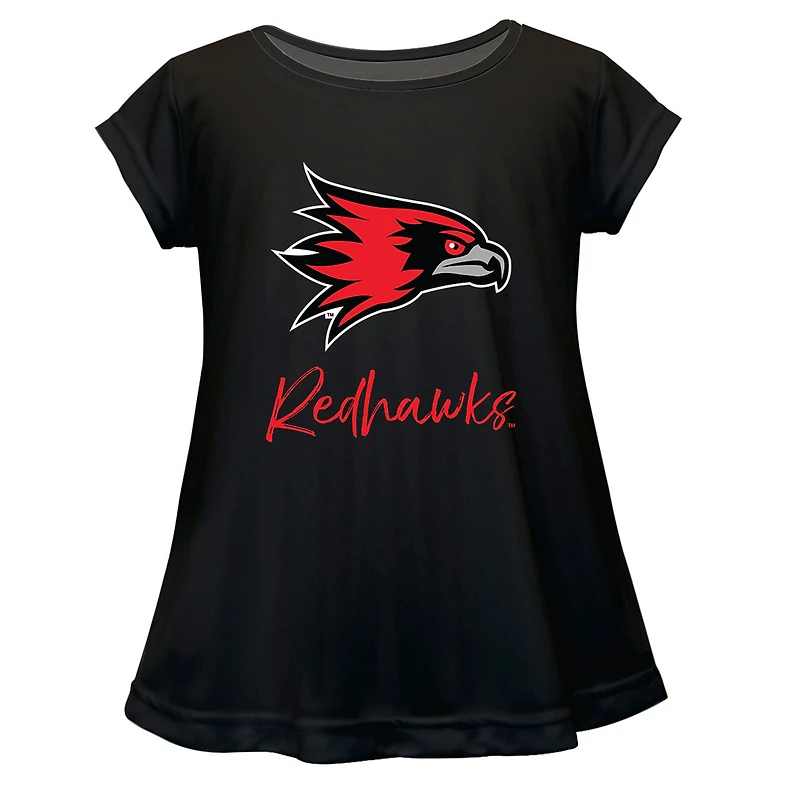 Youth Vive La Fete  Black SEMO Redhawks A-Line Top