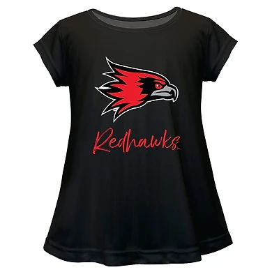 Youth Vive La Fete  Black SEMO Redhawks A-Line Top