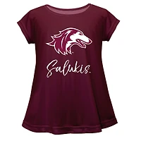 Youth Vive La Fete  Maroon Southern Illinois Salukis A-Line Top