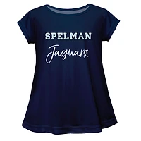 Youth Vive La Fete  Navy Spelman College Jaguars A-Line Top