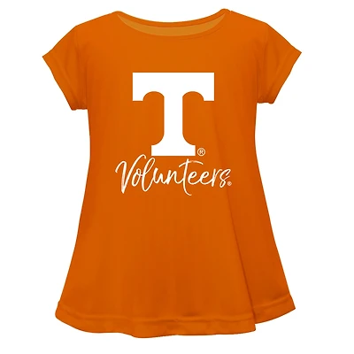 Youth Vive La Fete  Orange Tennessee Volunteers A-Line Top