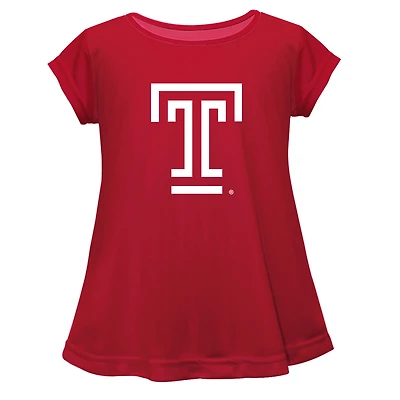 Youth Vive La Fete  Cherry Temple Owls A-Line Top