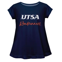 Youth Vive La Fete  Navy UTSA Roadrunners A-Line Top