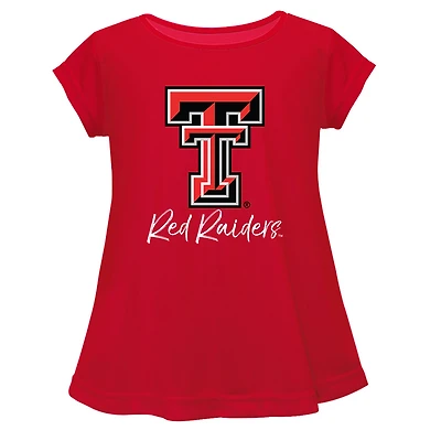 Youth Vive La Fete  Red Texas Tech Raiders A-Line Top