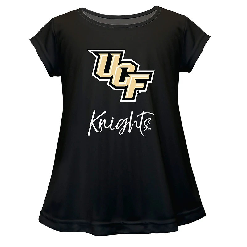 Youth Vive La Fete  Black UCF Knights A-Line Top