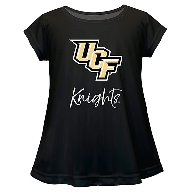 Youth Vive La Fete  Black UCF Knights A-Line Top