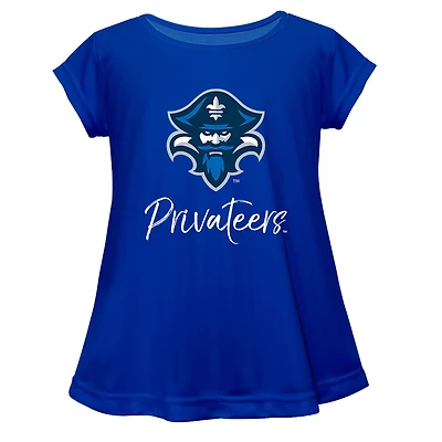 Youth Vive La Fete  Blue New Orleans Privateers A-Line Top