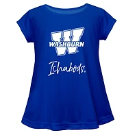 Youth Vive La Fete  Blue Washburn Ichabods A-Line Top