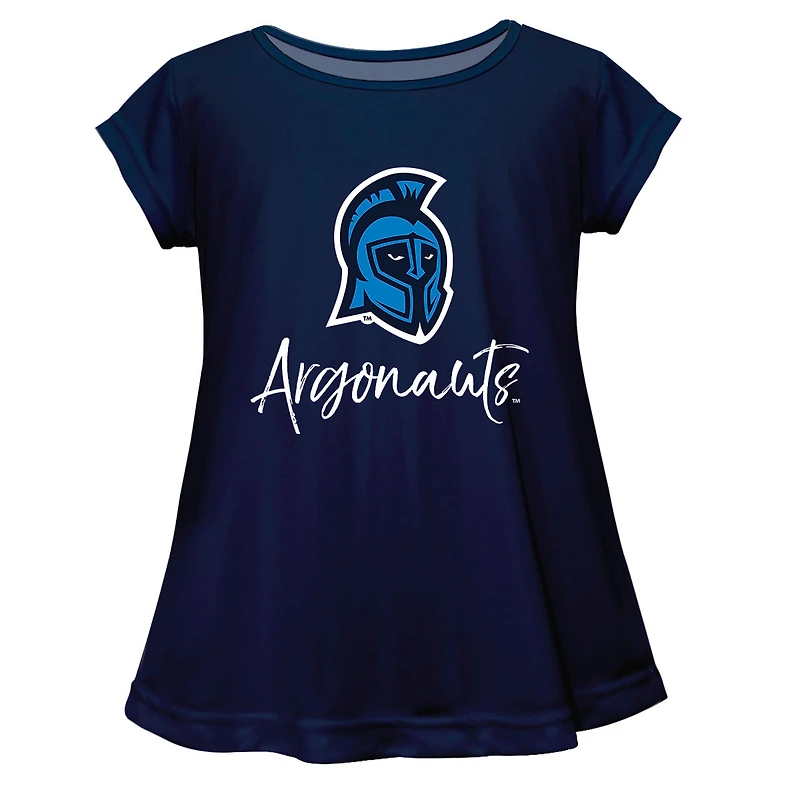 Youth Vive La Fete  Navy West Florida Argonauts A-Line Top