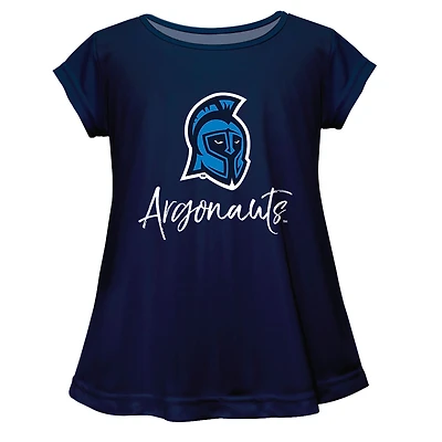 Youth Vive La Fete  Navy West Florida Argonauts A-Line Top