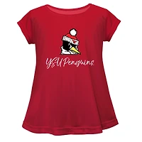Youth Vive La Fete  Red Youngstown State Penguins A-Line Top