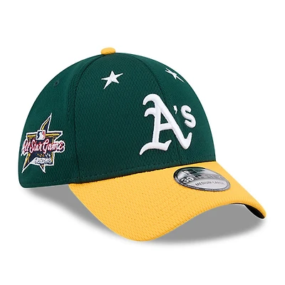 Men's New Era Green/Gold  Athletics 2025 MLB All-Star Game 39THIRTY Flex Hat