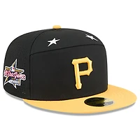 Men's New Era Black/Gold  Pittsburgh Pirates 2025 MLB All-Star Game Side Patch 59FIFTY Fitted Hat