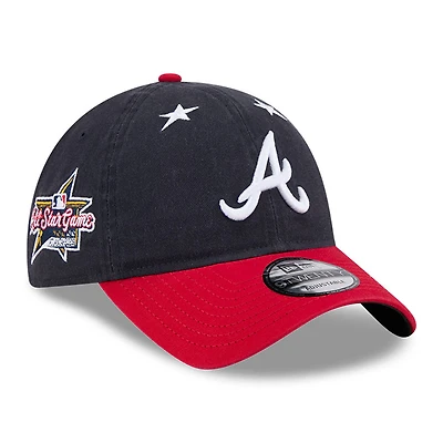 Men's New Era Navy/Red  Atlanta Braves 2025 MLB All-Star Game 9TWENTY Adjustable Hat