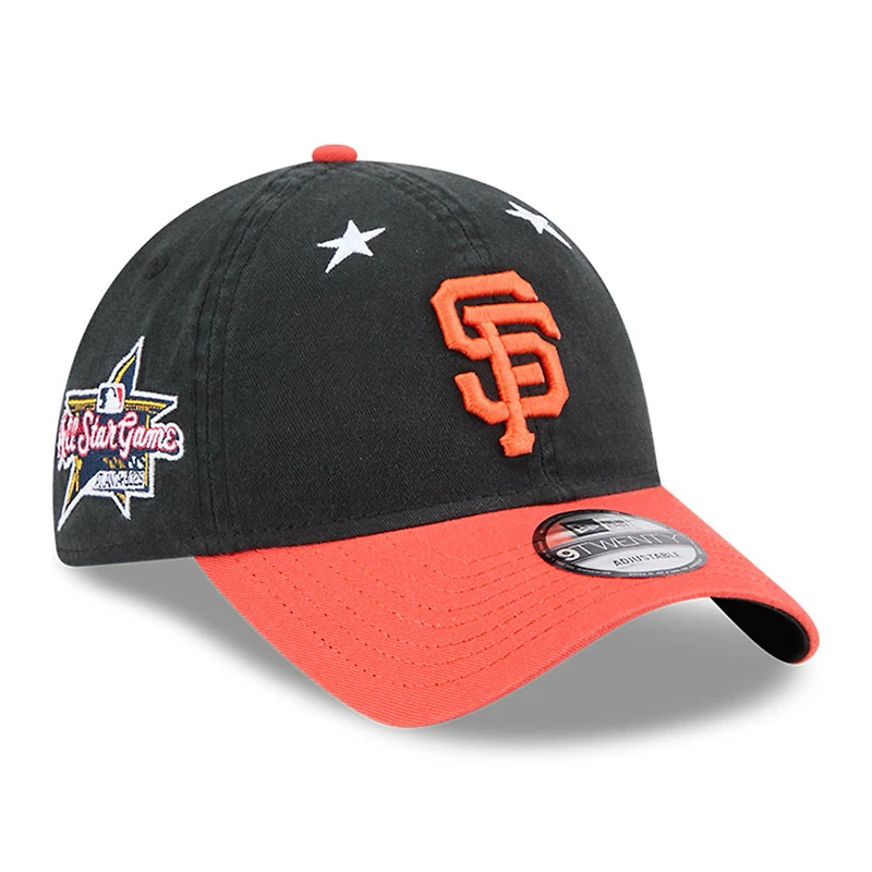 Men's New Era Black/Orange San Francisco Giants 2025 MLB All-Star Game 9TWENTY Adjustable Hat