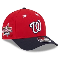 Men's New Era Red/Navy  Washington Nationals 2025 MLB All-Star Game 9FORTY M-Crown Adjustable Hat