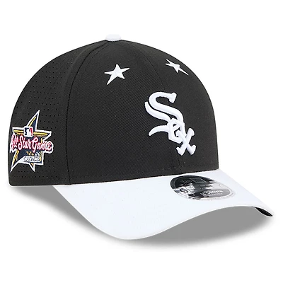 Men's New Era Black/White  Chicago White Sox 2025 MLB All-Star Game 9FORTY M-Crown Adjustable Hat