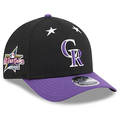 Men's New Era Black/Purple  Colorado Rockies 2025 MLB All-Star Game 9FORTY M-Crown Adjustable Hat