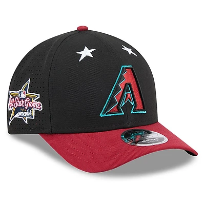 Men's New Era Black/Red  Arizona Diamondbacks 2025 MLB All-Star Game 9FORTY M-Crown Adjustable Hat