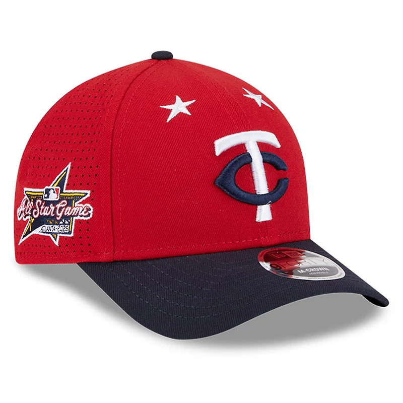 Men's New Era Red/Navy  Minnesota Twins 2025 MLB All-Star Game 9FORTY M-Crown Adjustable Hat