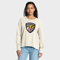 Women's Fanatics Cream Baltimore Ravens Dove Legacy Long Sleeve T-Shirt