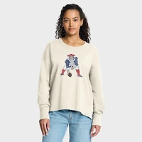 Women's Fanatics Cream New England Patriots Dove Legacy Long Sleeve T-Shirt