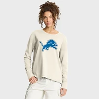 Women's Fanatics Cream Detroit Lions Dove Legacy Long Sleeve T-Shirt