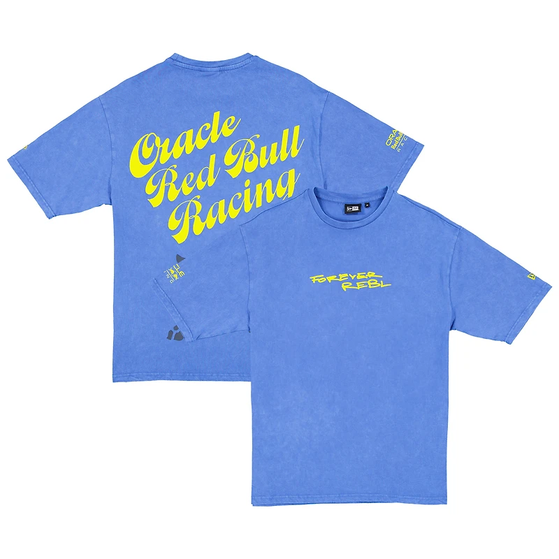 Men's New Era Blue Red Bull Racing Oversized Graphic T-Shirt