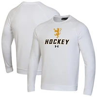 Men's Under Armour  White St. Olaf Oles Hockey Rival Fleece Pullover Sweatshirt