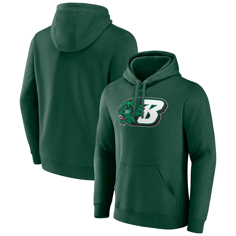 Men's Green Binghamton Bearcats Primary Logo Pullover Hoodie