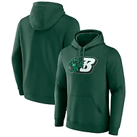Men's Green Binghamton Bearcats Primary Logo Pullover Hoodie