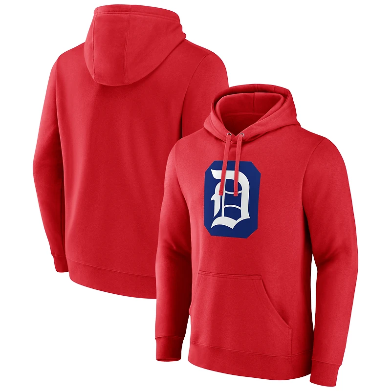 Men's Red Duquesne Dukes Primary Logo Pullover Hoodie