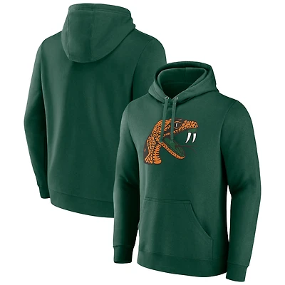 Men's Green Florida A&M Rattlers Primary Logo Pullover Hoodie