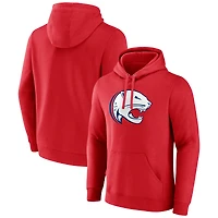 Men's Red South Alabama Jaguars Primary Logo Pullover Hoodie