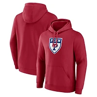 Men's Red Pennsylvania Quakers Primary Logo Pullover Hoodie