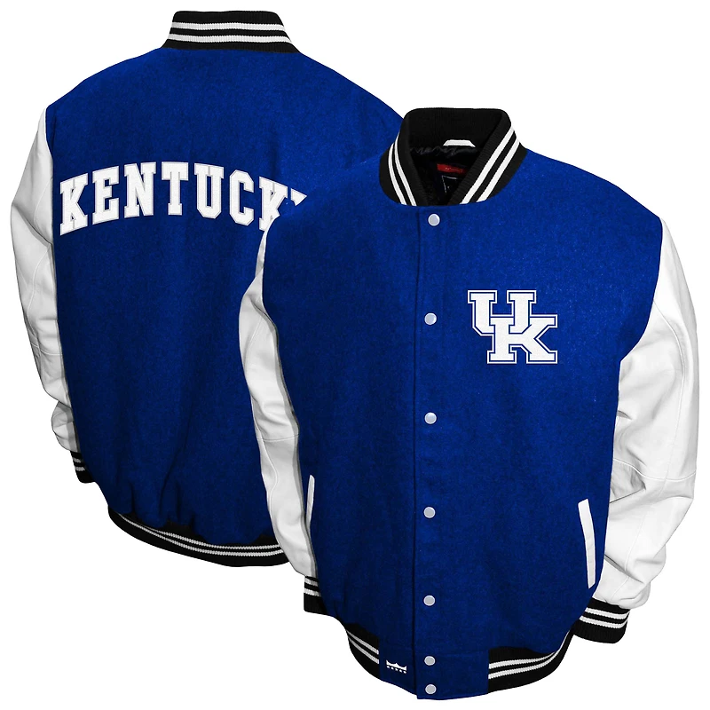 Men's Franchise Club Royal Kentucky Wildcats Graduate Full-Snap Jacket