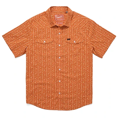 Men's Texas Orange Longhorns x Howler Brothers Print Full-Snap Shirt
