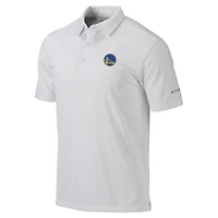 Men's Columbia  White Golden State Warriors Omni-Wick Drive Polo