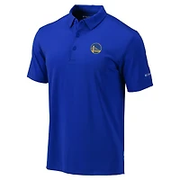 Men's Columbia  Royal Golden State Warriors Omni-Wick Drive Polo