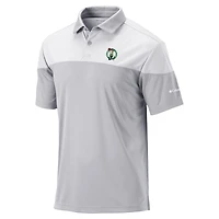 Men's Columbia  Gray Boston Celtics Omni-Wick Best Ball Polo