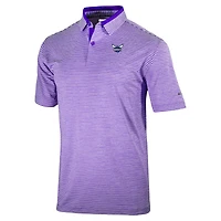 Men's Columbia  Purple Charlotte Hornets Golden Hills Polo