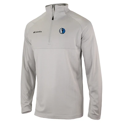 Men's Columbia  Navy Dallas Mavericks Rockin' It Raglan Long Sleeve Quarter-Zip Pullover