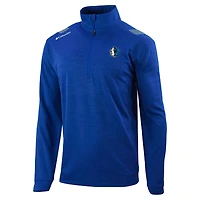 Men's Columbia Blue Dallas Mavericks Oakland Downs Quarter-Zip Pullover