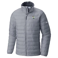 Men's Columbia  Gray Boston Celtics Powder Lite Omni-Heat Reflective Full-Zip Jacket