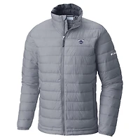 Men's Columbia Gray Charlotte Hornets Powder Lite Omni-Heat Reflective Full-Zip Jacket