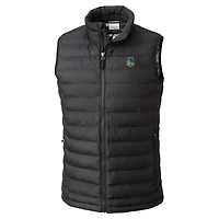 Men's Columbia Black Golden State Warriors Powder Lite Omni-Heat Reflective Full-Zip Vest