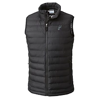 Men's Columbia Black San Antonio Spurs Powder Lite Omni-Heat Reflective Full-Zip Vest