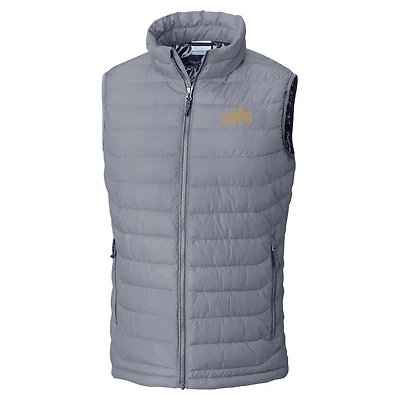 Men's Columbia Gray Cleveland Cavaliers Powder Lite Omni-Heat Reflective Full-Zip Vest