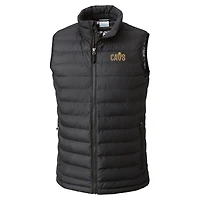 Men's Columbia Black Cleveland Cavaliers Powder Lite Omni-Heat Reflective Full-Zip Vest