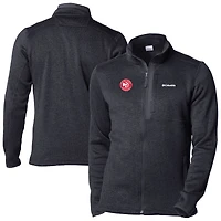 Men's Columbia Black Atlanta Hawks Sweater Weather Full-Zip Jacket